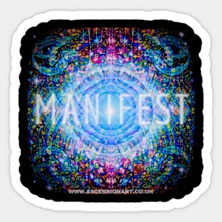 Manifest Abundance Sticker